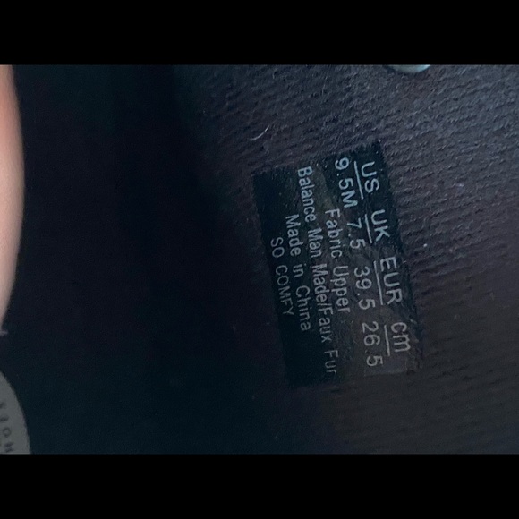 Dr. scholl’s gray fabric & faux fur ankle boots size 9.5 - Picture 6 of 8